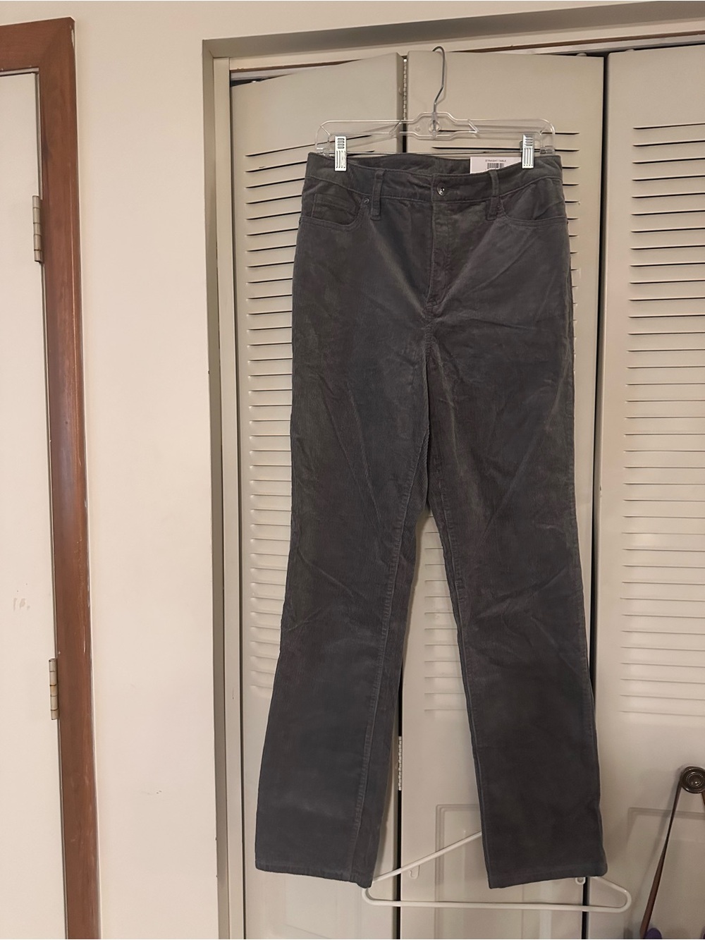 Style &Co Womens Corduroy Pants in Charcoal Gray
